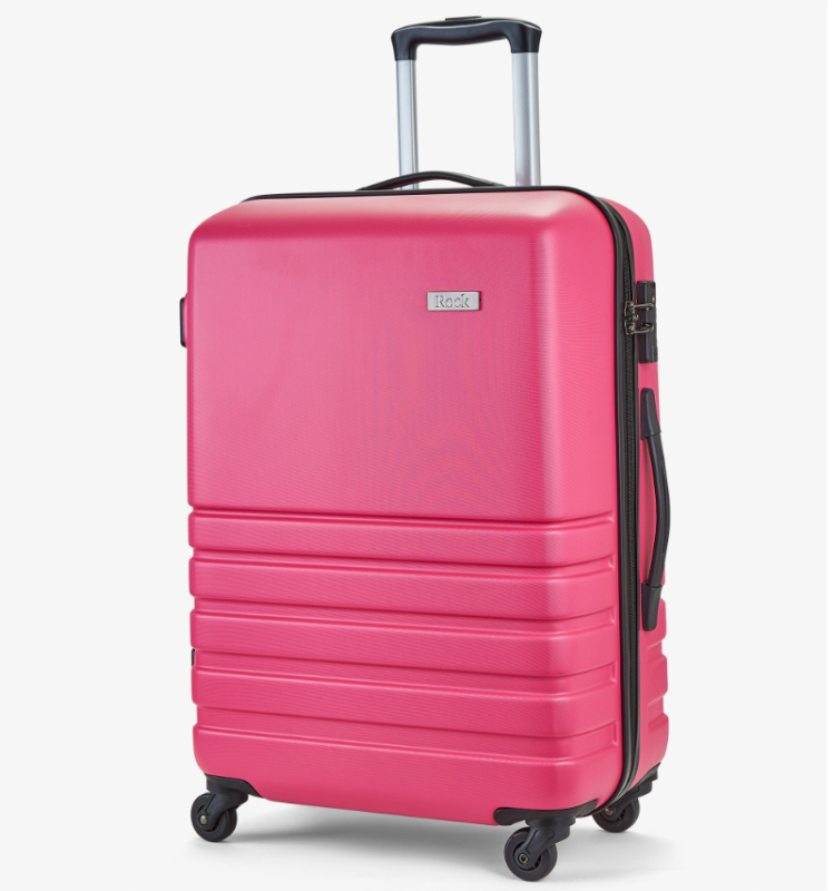 ROCK Byron M cestovní kufr TSA 64 cm Pink