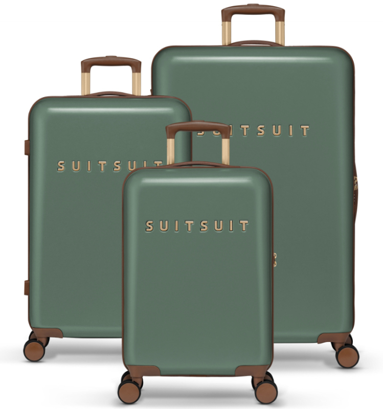 SUITSUIT Fab Seventies Trio Set cestovních kufrů 77/67/55 cm Sea Spray