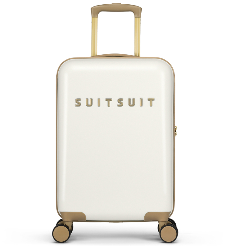 SUITSUIT Fusion S palubní kufr TSA 55 cm White Swan