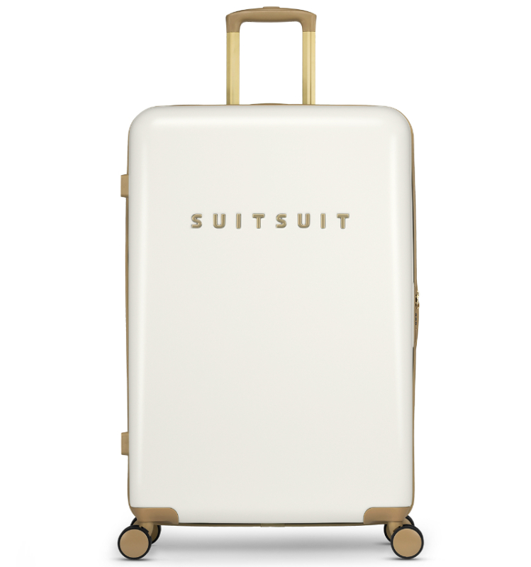 SUITSUIT Fusion L cestovní kufr TSA 77 cm White Swan