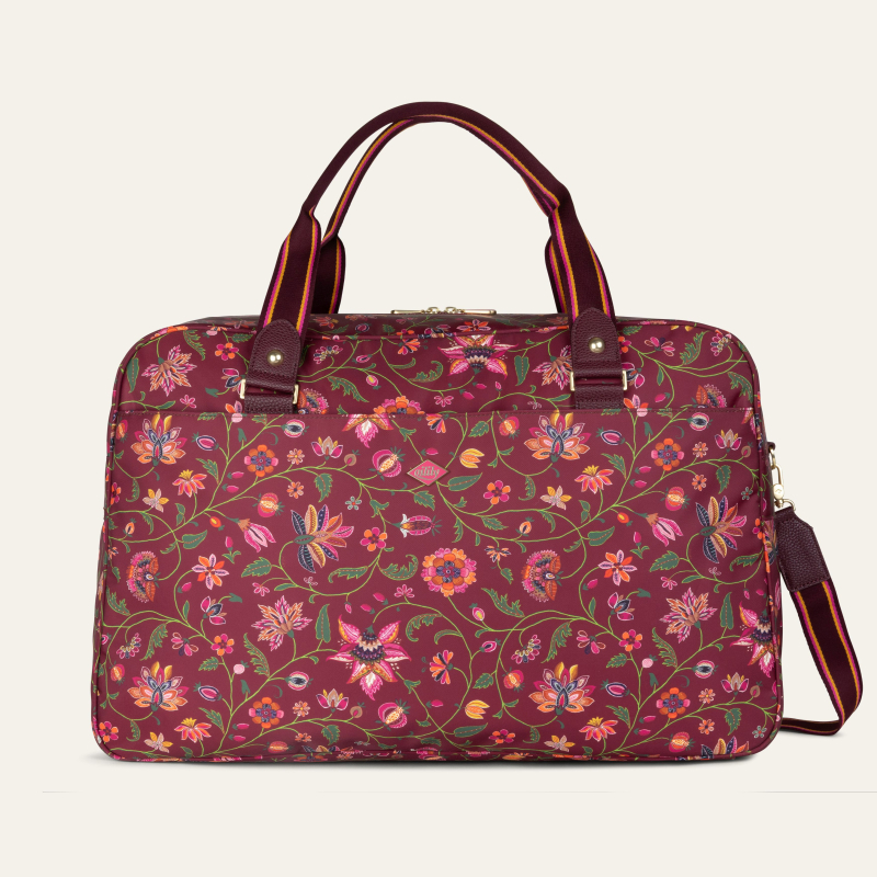 Oilily Joy Flowers Wynona Weekender cestovní taška 55 cm Chocolate