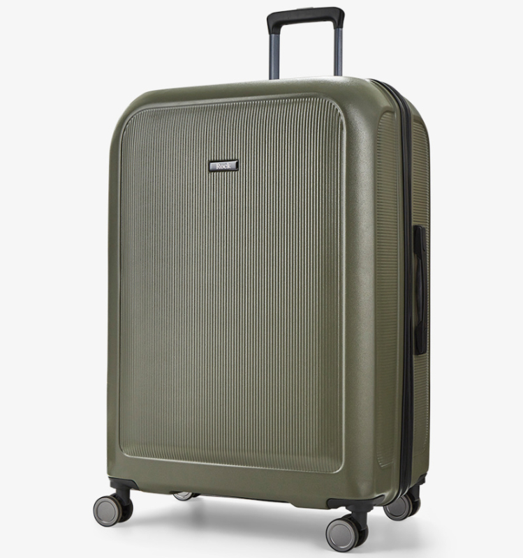ROCK Austin L cestovní kufr TSA 79 cm Olive Green