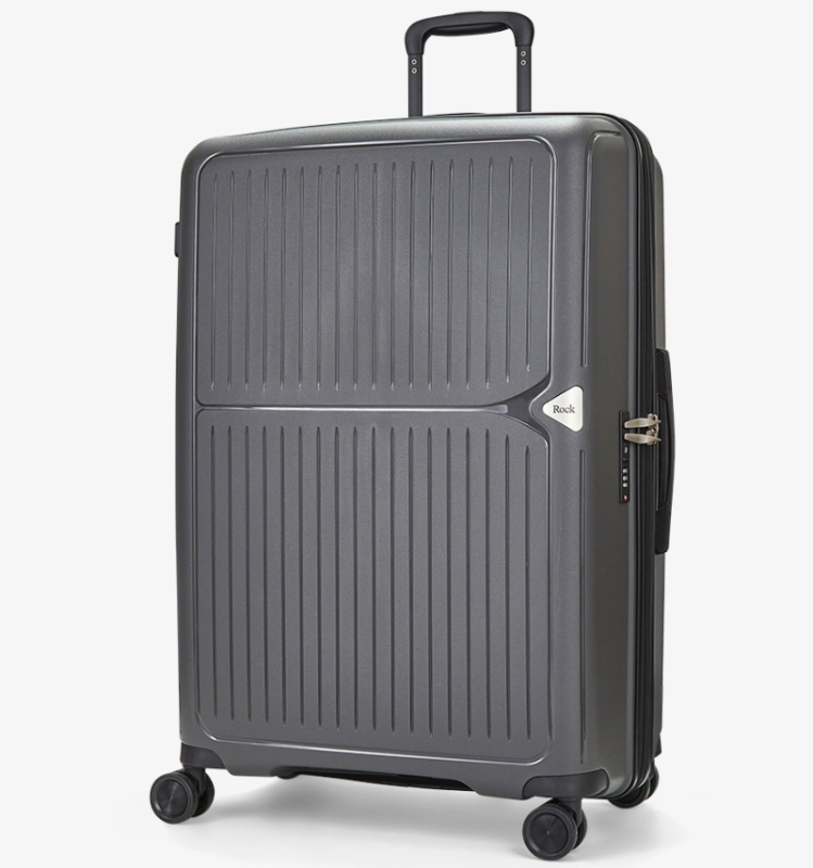 ROCK Vancouver L cestovní kufr TSA 77 cm Charcoal