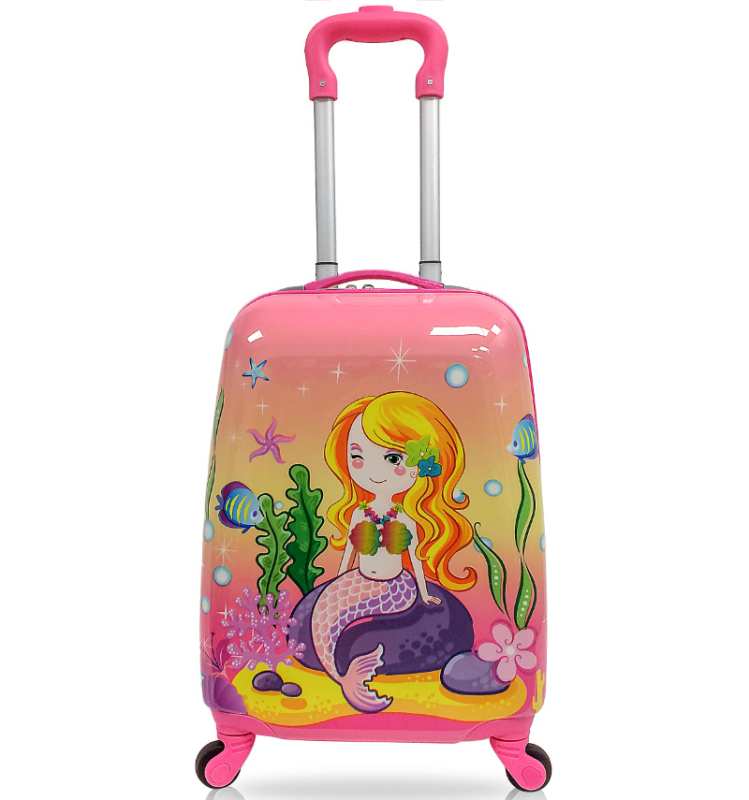 TUCCI Kids 4w dětský cestovní kufr 45 cm Goldy Mermaid