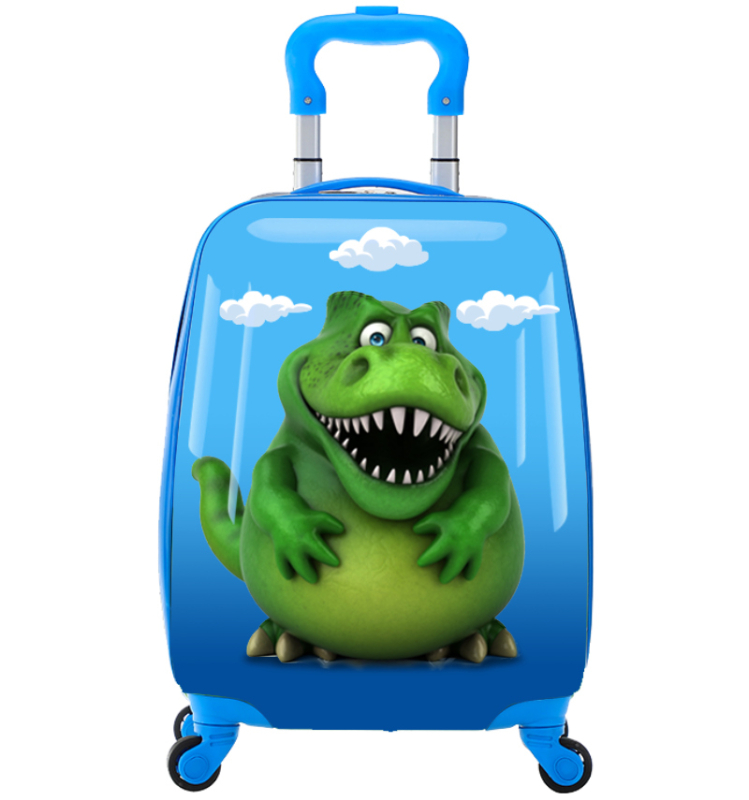 TUCCI Kids 4w dětský cestovní kufr 45 cm Rex Dino