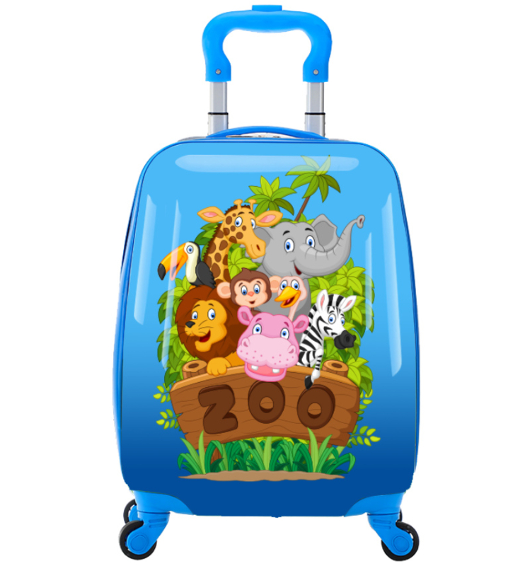 TUCCI Kids 4w dětský cestovní kufr 45 cm Zooland