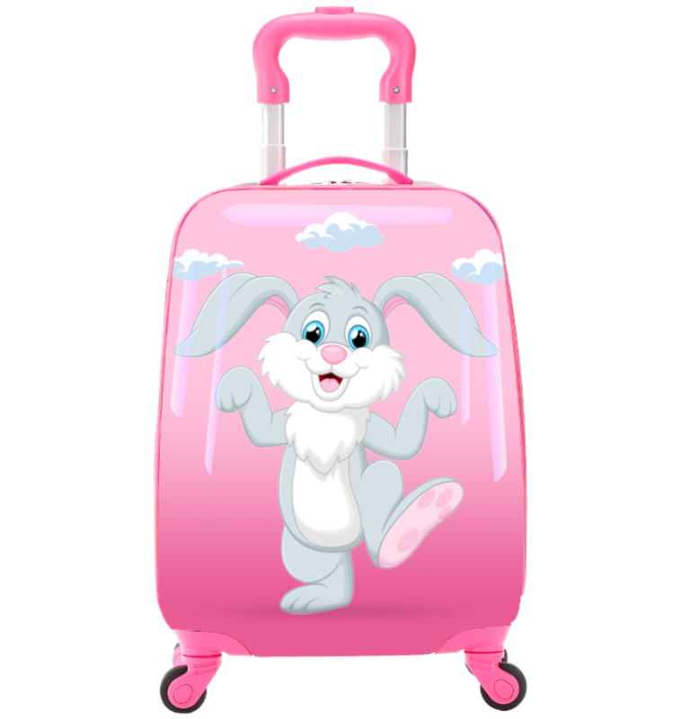 TUCCI Kids 4w dětský cestovní kufr 45 cm Happy Bunny