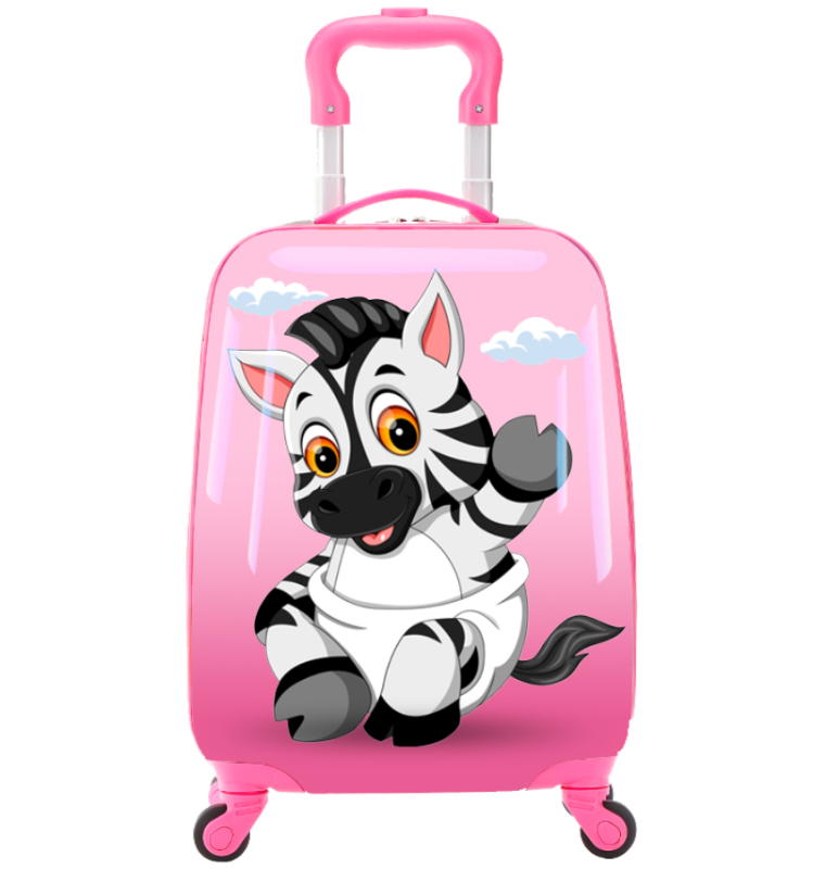 TUCCI Kids 4w dětský cestovní kufr 45 cm Lil Zebra