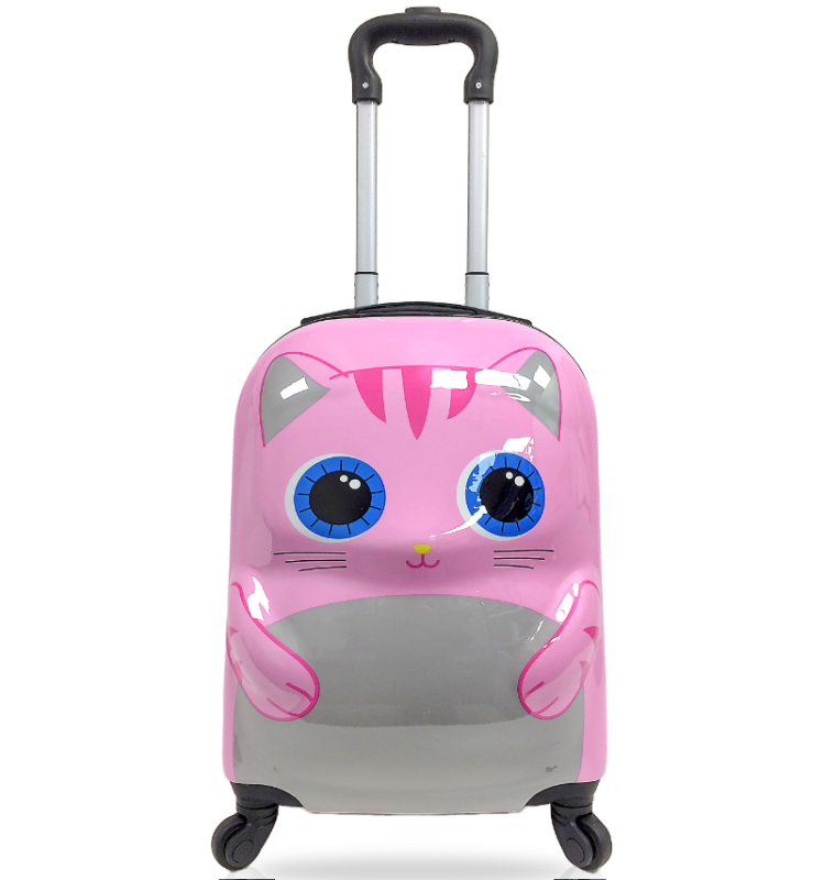 TUCCI Kids 3D 4w dětský cestovní kufr 45 cm Cutte Kitty