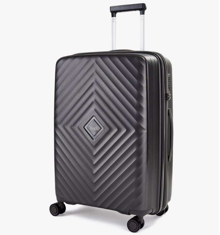 ROCK Infinity M cestovní kufr TSA 64 cm Charcoal