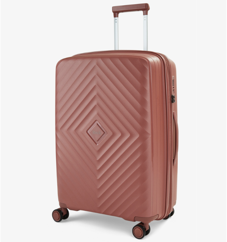 ROCK Infinity M cestovní kufr TSA 64 cm Dusty Pink