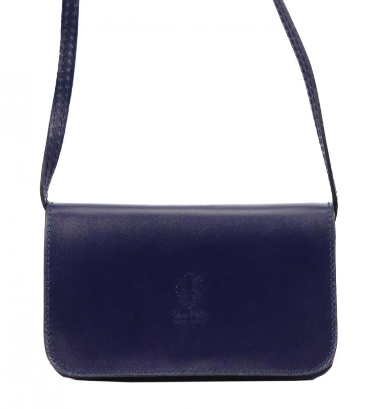 Vera Pelle KK-107 malá crossbody kabelka Navy