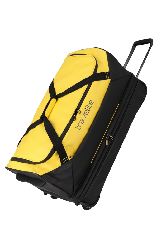 Travelite Basics Wheeled Duffle 70 cm exp. 98/119 l Black / Yellow