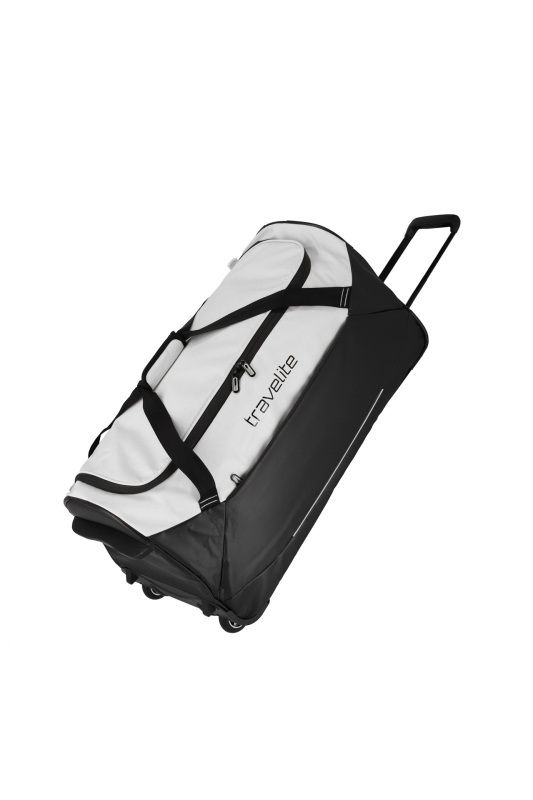 Travelite Basics Trolley Travel Bag 71 cm 97 l Black / White