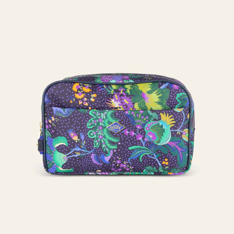 Oilily Saits Vrecková kozmetická taška Chloe 26 cm Peacoat
