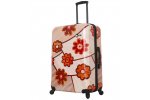 Mia Toro M1355/3-L Ricci Wood Mozaic Flowers cestovní kufr TSA 74 cm 98-123 l