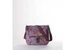 Oilily Helena Paisley M Shoulder Bag květovaná kabelka 27 cm Port