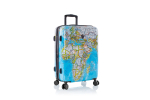 Heys Journey 3G M cestovní kufr TSA 66 cm 86 l Blue Map