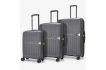 ROCK Vancouver sada 3 cestovních kufrů TSA 55/66/77 cm Charcoal