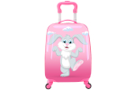 TUCCI Kids 4w dětský cestovní kufr 45 cm Happy Bunny