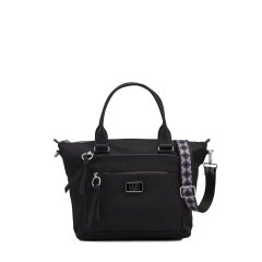 LiLiÓ Solid lilió Handbag elegantní kabelka 28 cm Black