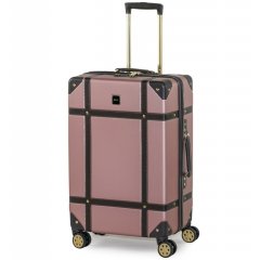 ROCK TR-0193 Vintage M cestovní kufr TSA 68 cm Pink
