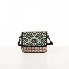 LiLiÓ Clover Mix XS Flap Shoulder Bag luxusní kabelka 18 cm Emerald