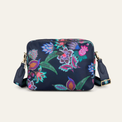 Oilily Sonate S Shoulder Bag květovaná kabelka 24 cm Blue Iris