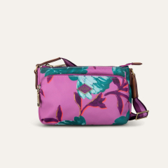 Oilily Peony Xena Shoulder Bag květovaná kabelka 20 cm Violet
