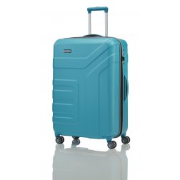 Travelite Vector 4w L cestovní kufr TSA 77 cm 103 l Turquoise