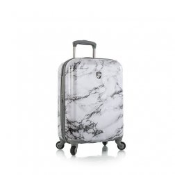 Heys Bianco S skořepinový palubní kufr TSA 53 cm 51 l bílý mramor