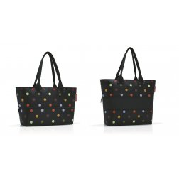 Reisenthel Shopper e1 elegantní rozšiřitelná kabelka 50 cm 12-18 l Dots
