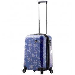 Mia Toro M1089 Love This Life S palubní kufr TSA 56 cm 39-49 l Blue