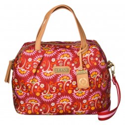 LiLiÓ Tulipwood S Handbag květovaná kabelka 25,5 cm Carmine
