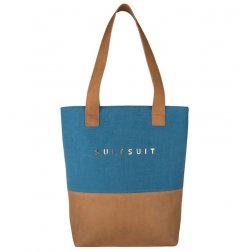 SUITSUIT Upright Bag Seaport Blue stylová kabelka přes rameno 37x35x8 cm