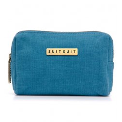 SUITSUIT Make-up Bag Seaport Blue cestovní organizér na kosmetiku 20x12x7 cm