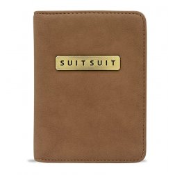 SUITSUIT Passport Cover Golden Brown obal na cestovní pas a bankovní karty