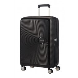 American Tourister Soundbox M Bass Black cestovní kufr TSA 67 cm 81 l