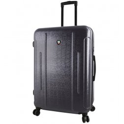 Mia Toro M1239 Manta L Black cestovní kufr na 4 kolečkách TSA 77 cm 97-121 l