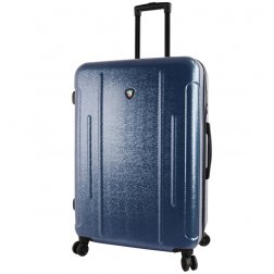 Mia Toro M1239 Manta L Navy cestovní kufr na 4 kolečkách TSA 77 cm 97-121 l