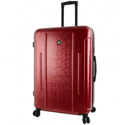 Mia Toro M1239 Manta L Burgundy cestovní kufr na 4 kolečkách TSA 77 cm 97-121 l