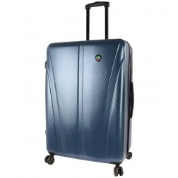 Mia Toro M1238 Usini L Navy cestovní kufr na 4 kolečkách TSA 77 cm 91-113 l