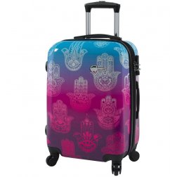 Mia Toro M1092 Love This Life "Hamsa" M cestovní kufr TSA 64 cm 62-78 l