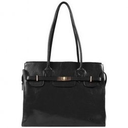Katana 82529 Noir dámská luxusní kožená kabelka, černá