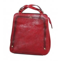 Katana 66806 dámský kožený batůžek 4,5 l Rouge