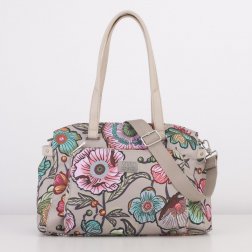 LiLiÓ Urban Peony M Carry All středně velká kabelka 36x25x14 cm Café au Lait