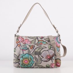 LiLiÓ Urban Peony M Flat Shoulder Bag kabelka 32x21x4 cm Café au Lait