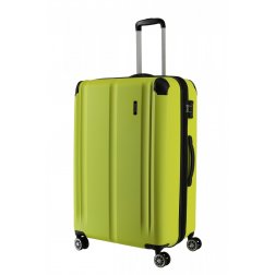 Travelite City 4w L cestovní kufr TSA 77 cm 113/124 l Lemon