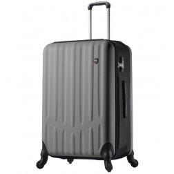 Mia Toro M1301/3-L Piega cestovní kufr TSA 79 cm 109-136 l Silver
