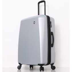 Mia Toro M1713/3-L Torino cestovní kufr TSA 79 cm 101-126 l Silver